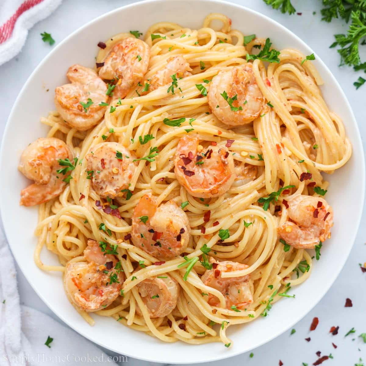 Shrimp Scampi Pasta